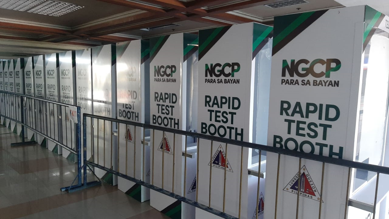 NGCP donates testing booths, 10,000 rapid test kits to QC LGU